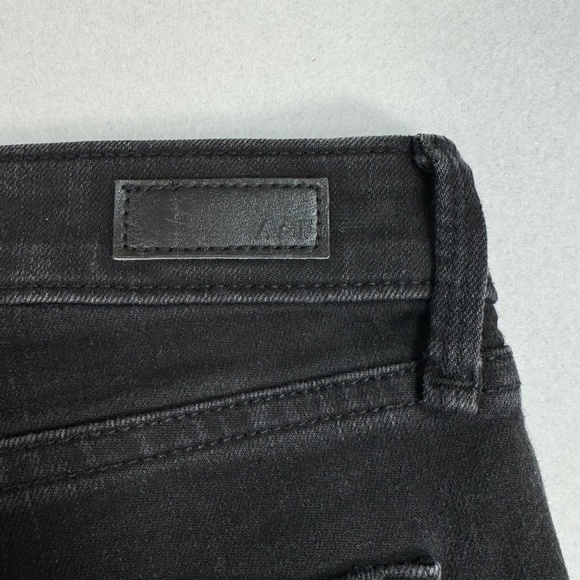 Abercrombie Fitch Harper Low Rise Super Skinny Jeans Womens Size 27/4 Black Wash - Picture 16 of 16